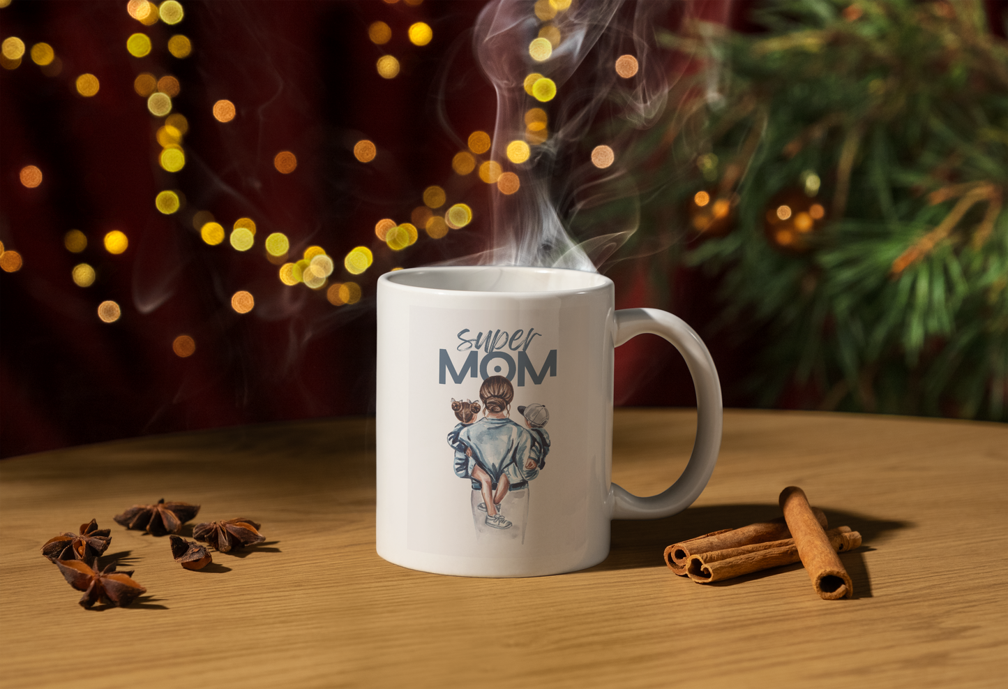 Super Mom Ceramic Mug